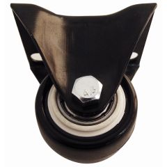 Ruota in gomma con piastra fissa 50x69mm SP436 