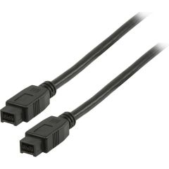 Cavo firewire 9 poli nero 2m ND5852 Valueline