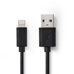 Cavo per ricarica e sincronizzazione USB Lightning 25cm nero WB565 