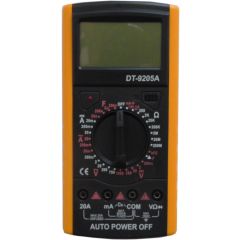 Multimetro digitale con puntali grandi DT-9205A WB2478 