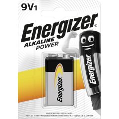 Batteria alcalina tipo 6LR61 9V blister da 1 E1044 Energizer