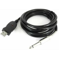 Cavo audio mono jack audio 6.35mm-USB 3m WB1622 