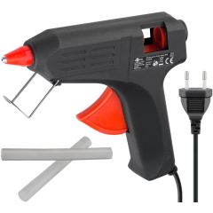 Pistola per colla a caldo 20W diametro stick 11-12mm 2 stick di colla inclusi Goobay F1810 Goobay