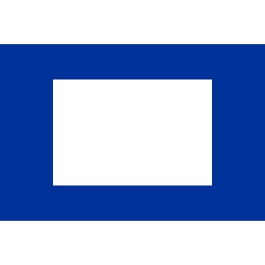 Bandiera nautica di segnalazione "P" Papa 150x180cm A9288 