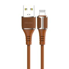 Lightning charging and sync cable 1m 3.2A brown KSC-418 F2490 Kakusiga