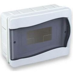 16-module wall-mounted switchboard with transparent door EL108 Isildar