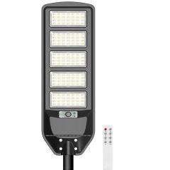 Lampione solare LED 200W 2700Lm 6000K luce fredda IP65 EL4042 Vito
