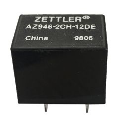 Relè 12V DPDT - AZ946-2CH-12DE - ZETTLER 90928 