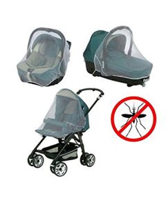 3in1 Universal Moskitonetz für Kinderwagen Hochstühle 140x90cm ED5298 