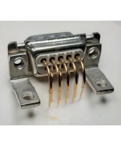Connettore SUB-D 9 poli maschio 90° - gold plated NOS100774 
