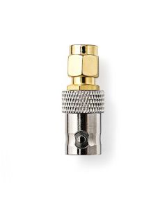 Adapter SMA - BNC SMA male-BNC female Gold / Metal ND4652 Nedis