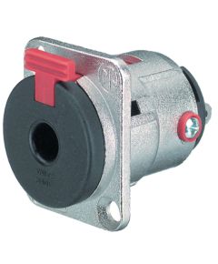 Stereo Connector 6.35mm Female Metal Silver Neutrik ND5824 Neutrik