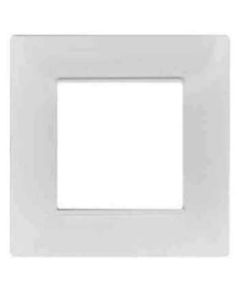 Placa cuadrada blanca de 2 plazas compatible con Vimar EL1948 