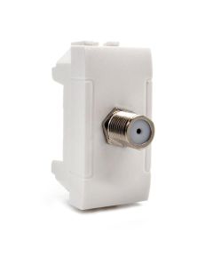 1 module white direct SAT socket compatible with Living International EL2269 