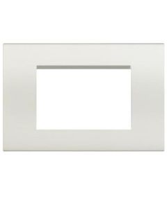 Placca 3 Posti bianca compatibile Living International EL2232 