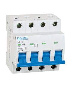 Interruttore magnetotermico 6kA 10A 4P curva C Elmark EL3070 Elmark