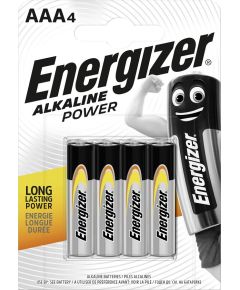 Blister of 4 Alkaline battery type AAA LR03 1.5V Energizer E1042 Energizer