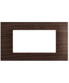 Vimar compatible cherry-colored 4-place technopolymer plate EL2369 