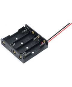 Contenitore porta batterie 4xAA 1.5V WB1461 