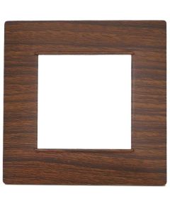 2-gang technopolymer plate in cherry color compatible with Vimar Plana EL1561 
