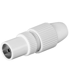 Quick coaxial TV socket connector with clamp fixing MT765 Goobay