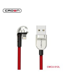 1m 2A USB Lightning Crown Micro canvas charge and sync cable CMCU-012L Crown Micro
