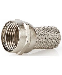 Connector F | Male | For 7.4 mm Coaxial Cables | 25 pieces | Metal ND1750 Nedis