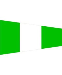 Pennello segnalazione nautica di manovra "Dritta" 190x56x17cm A9298 