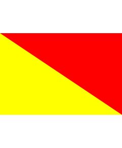 Bandiera nautica di segnalazione "O" Oscar 100x340cm A9272 