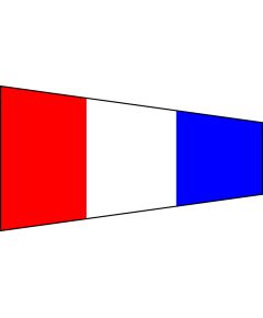 Terrathree numerical signaling brush "3" 100x340cm FLAG144 