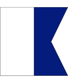 Signaling nautical flag "A" Alfa 150x180cm FLAG276 