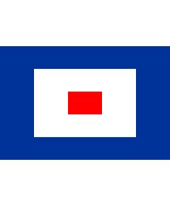 Nautical signaling flag "W" Whiskey 150x180cm FLAG282 
