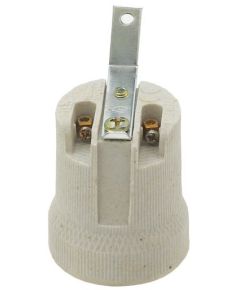 Portalampada E27 in porcellana Vito EL151 Vito