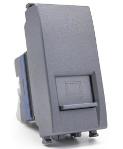Connettore di rete RJ45 CAT6 grigio compatibile Vimar Arké EL171 