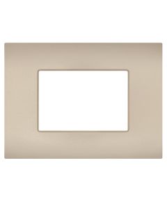 Vimar Arké compatible 3-place champagne plate EL340 