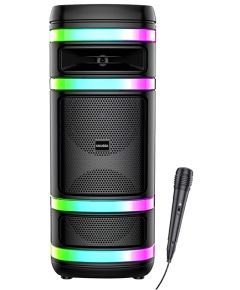 Cassa acustica ricaricabile 2x8" 40W luci LED Bluetooth/FM/USB KK-8208 KK-8208 Kakusiga