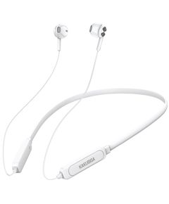 Cuffie auricolari da collo Bluetooth bianche F2800 Kakusiga