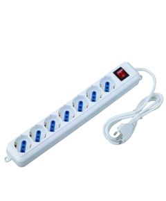 Multipresa schuko 6 posti con interruttore EL014 Power-it