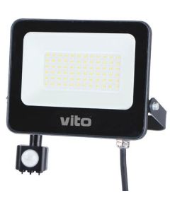 Outdoor LED floodlight with PIR sensor 50W 5000lm cold light 6000k EL027 Vito
