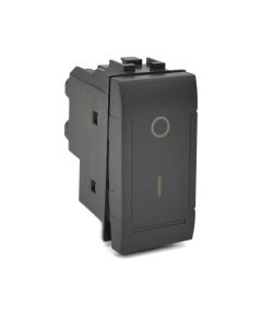 Schwarzer bipolarer Schalter 16A-250V kompatibel Living International EL2132 