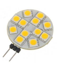 12 SMD 5050 G4 12V AC LED lamp - Cold light LED536 