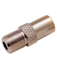 F female adapter - 9.5 mm coax plug Q998 