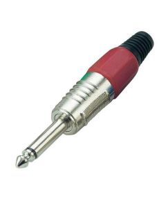 Mono-red 6.3mm Jack connector B9086 