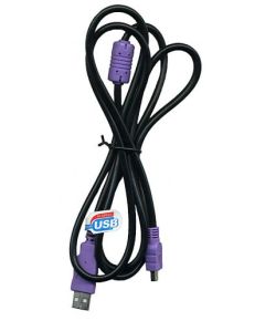 USB 2.0-Kabel Typ A / Mini-USB Typ B - 1,5 m mit Ferritkern P460 