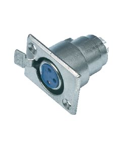 XLR 3-polige Metallbuchse Silber ND1125 Valueline