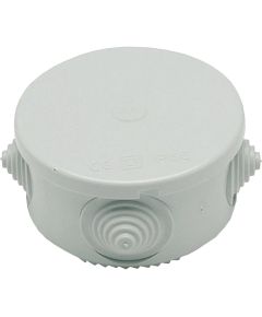 Round external junction box with cable holes - 50x80mm EL670 FATO