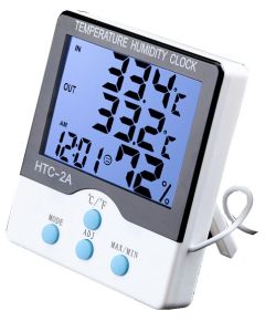 Thermometer - Digitales Hygrometer mit externer Sonde L132 