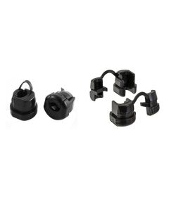 4.7mm cable gland / strain relief bushing - black 10357 FATO