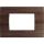 Placca 4 posti ciliegio compatibile Living International EL1768 