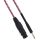 Cavo XLR Cannon femmina a Jack 6.35 maschio 1.5 metri Mono - Bianco/Fucsia SP032 